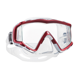 Crystal Vu Mask Metallic Red